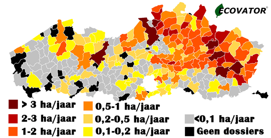 Ontbossing Vlaanderen 2014-2020